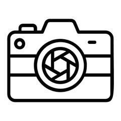Professional Photography Services Concept vector Icon Design, Digital Camera Symbol on White background 