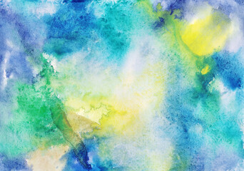 watercolor blue abstract background. Abstract painting, can be used as a background for wallpapers, posters, websites. Luxury abstract fluid art painting.Spring wedding invitation. 