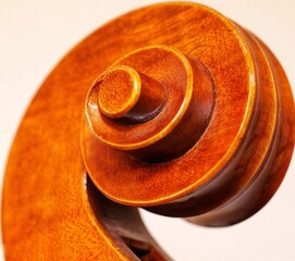 the top of the double bass