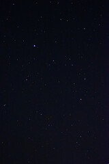 Naklejka premium Space background on the desktop, screensaver. Night starry sky of the Northern hemisphere. Various cosmic bodies and constellations. The stars are like small bright lights.