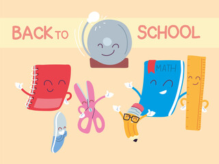 back to school banner, colorful back to school template