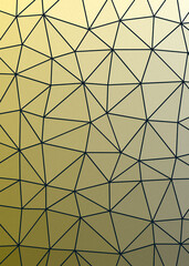 Obraz premium Amber color Abstract color Low-Polygones Generative Art background illustration