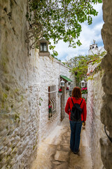 Street view around Marmaris Castle in Marmaris Town. Marmaris is populer tourist destination in Turkey.