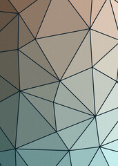 Blue Lagoon color Abstract color Low-Polygones Generative Art background illustration