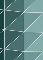 Teal Blue color Abstract color Low-Polygones Generative Art background illustration