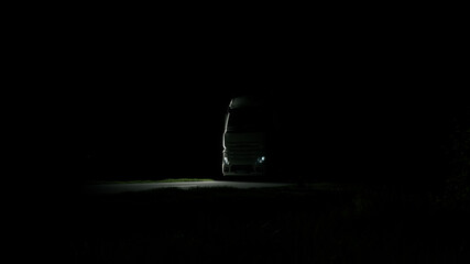 Truck in Darkness
