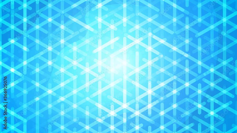 Poster abstract blue background. geometric pattern. thick line structure. technology texture. empty space. 