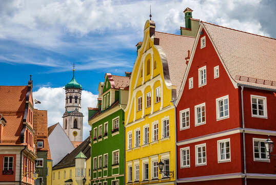 historic old town of Memmingen in germany