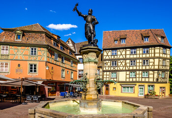 Obraz premium old town of colmar in france