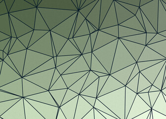 Green Tea color Abstract color Low-Polygones Generative Art background illustration