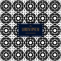 Geometric ornamental vector pattern. Seamless design.