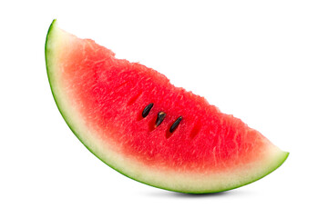 Sliced of watermelon an isolated on white background.