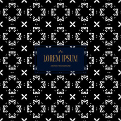 Geometric ornamental vector pattern. Seamless design.