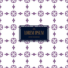 Geometric ornamental vector pattern. Seamless design.