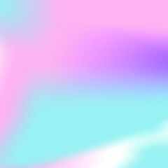 abstract colorful holographic background with pink blue purple.Fantasy and iridescent art. Trendy punchy pastel.
