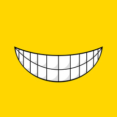 Happy world smile day, smiling National big happiness Fun thoughts emoji face emotion smiley Laughter lip symbol Smiling lips, mouth, tongue Funny teeth Vector laugh cartoon pattern Lol laughing haha