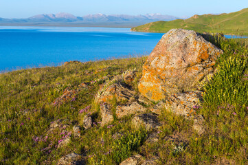 Song Kol Lake, Naryn province, Kyrgyzstan, Central Asia