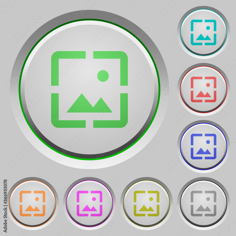 Poster wallpaper image push buttons