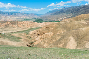 Road to Song Kol Lake, Naryn province, Kyrgyzstan, Central Asia