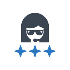 Customer Support Ratings Icon