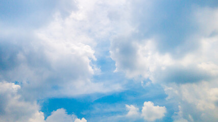blue sky with clouds