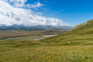 Fototapeta na wymiar Sary Jaz valley, Issyk Kul region, Kyrgyzstan