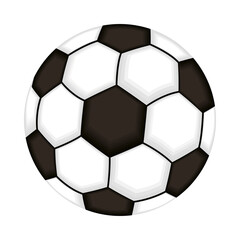 soccer balloon sport isolated icon