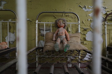 Doll on a bed