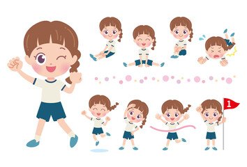 cute type girl_sports 