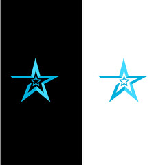Obraz premium illustration of star shape logo for the company