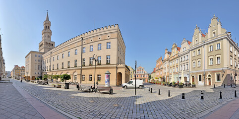 Town Hall in Opole, Poland	 - obrazy, fototapety, plakaty