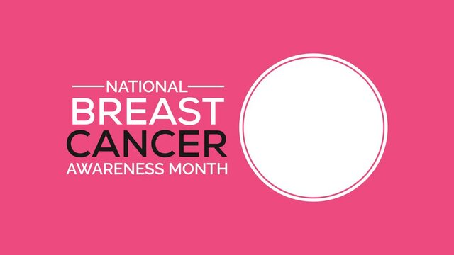 Breast Cancer Awareness Month is an annual international health campaign organized by major breast cancer charities every October to increase awareness of the disease. Motion graphics animation.