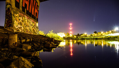 night view of the city © jacek