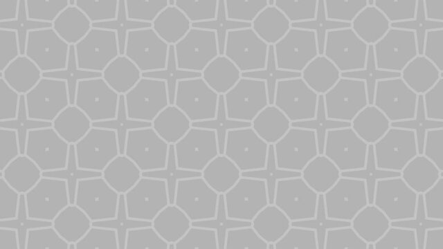 Graphic pattern in black and white with stroboscopic and hypnotic effect, while increasing in size and then reducing it, in 16: 9 video format