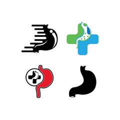stomach care icon designs concept vector illustration
