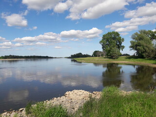 Obraz premium Die Elbe, Lüchow-Dannenberg 