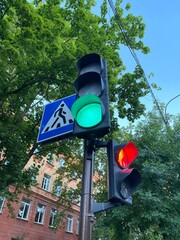 traffic light on the street