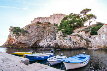Obraz premium view of the old town of dubrovnik croatia
