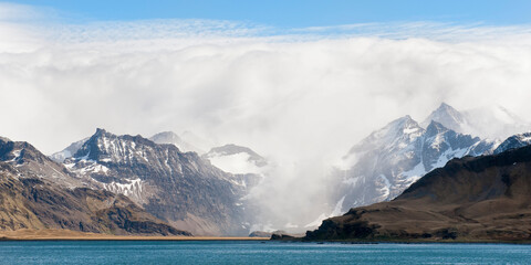 King Edward Cove, Grytviken, Cumberland Bay, South Georgia