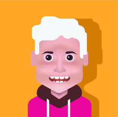 Avatar icon set - High quality avatars. User avatars, for social network (Male and female faces )