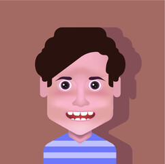 Avatar icon set - High quality avatars. User avatars, for social network (Male and female faces )