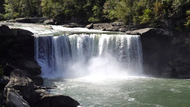Cumberland Falls State Park In Kentucky