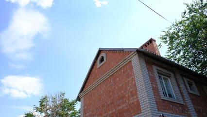 
Elements and details of the facade of buildings in Russia