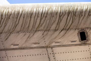 Old Aircraft Metal Covering tiles Texture