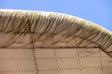 Old Aircraft Metal Covering tiles Texture