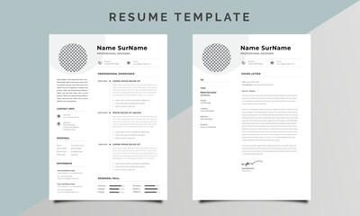 Simple Clean Resume/CV Design