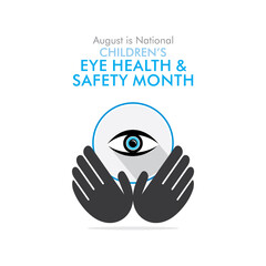 children's eye health and safety month