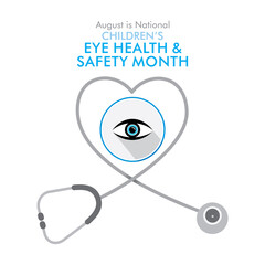 children's eye health and safety month