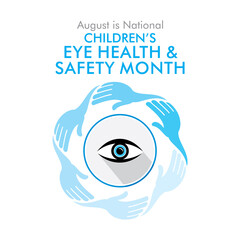 children's eye health and safety month