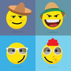 Quality Emoticons Set of Emoji